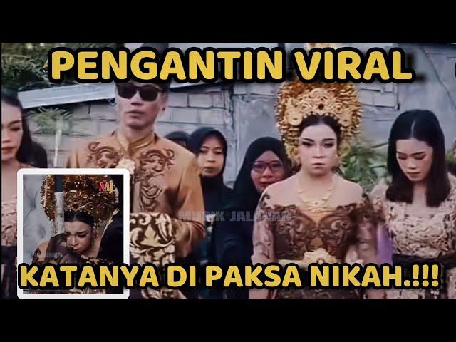 Pengantin viral~ndaq mau berdekatan sama suaminya gimana ya…!!