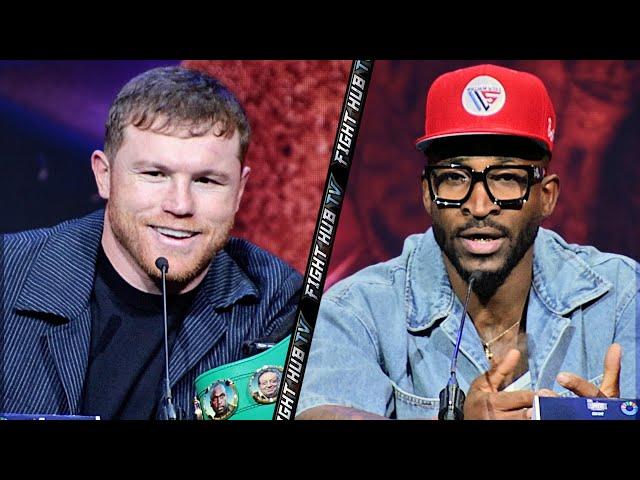 Canelo vs William Scull FULL Press Conference & Face Off Video