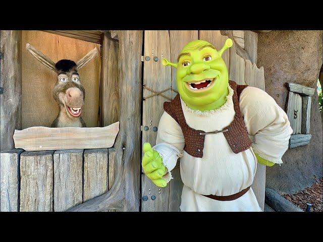 Shrek & Donkey Meet and Greet at NEW DreamWorks Land at Universal Studios Orlando