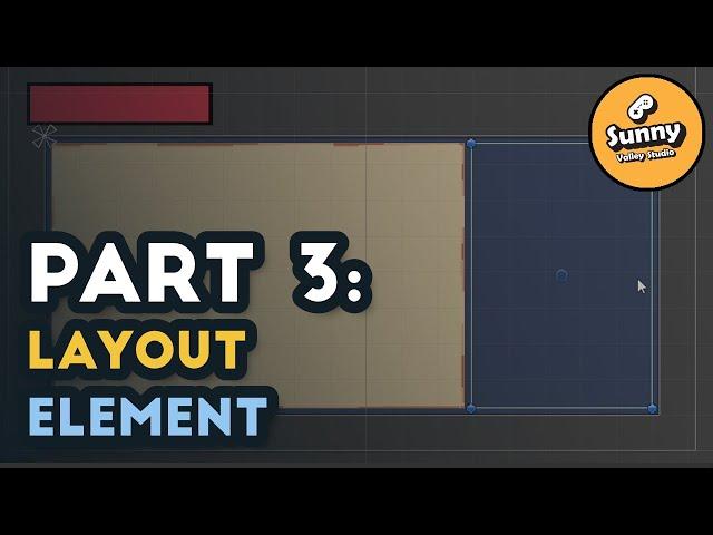 Using UI Layout Element  - Inventory System in Unity P3