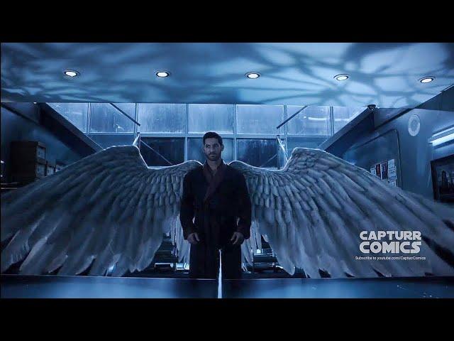 Lucifer visits Dan in Hell, to which Dan gets mad at him Scene | Lucifer 6x01 Ending