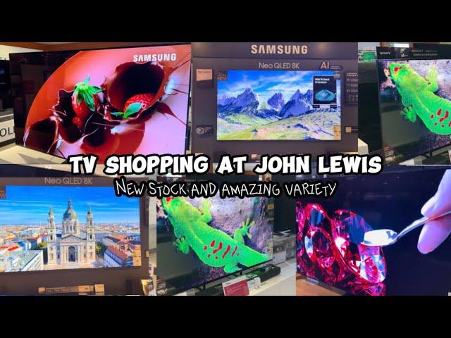 Come TV Shopping with me at JOHN LEWIS - Smart TVs, Samsung, Apple, Sony and MORE! | Uk Desi Vlogger