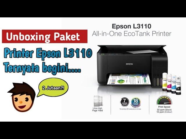 Unboxing Printer Epson L3110 || Ahmad Busri