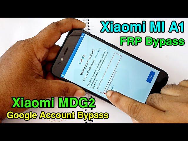Xiaomi MI A1 FRP Unlock | Xiaomi MDG2 Google Account Bypass Android 9 Pie | Without PC