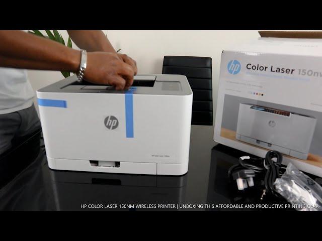 HP COLOR LASER 150NM WIRELESS PRINTER | UNBOXING THIS AFFORDABLE AND PRODUCTIVE PRINTING GEAR