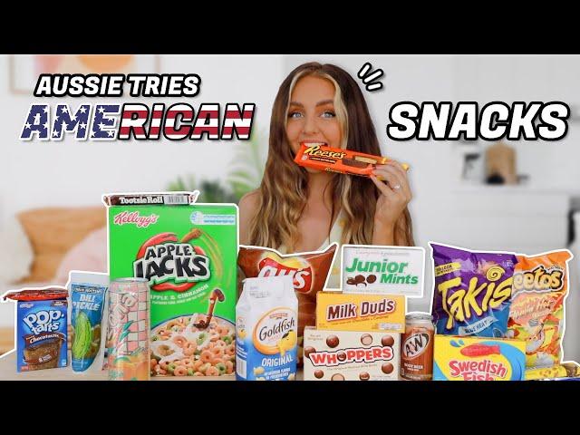 AUSTRALIAN TRIES AMERICAN SNACKS (EW )