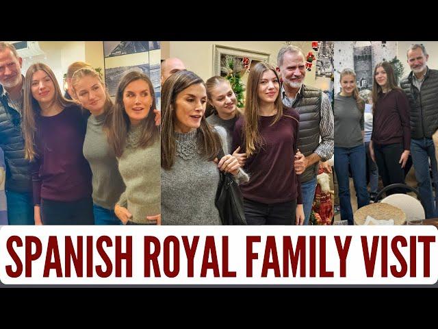 Spanish Royal Family Visits Valencia’s Flood-Affected Towns | Princess Leonor & Infanta Sofia