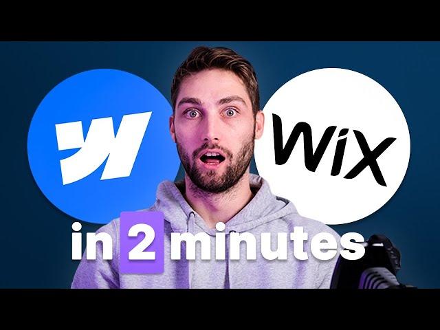 Wix vs. Webflow in 2 minutes! 2024 Best Website Builder Comparison and Review for SaaS and Business!