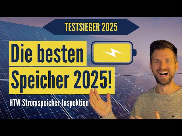 Photovoltaik Speicher 2025: Die effizientesten Stromspeicher für die Photovoltaikanlage -HTW Studie