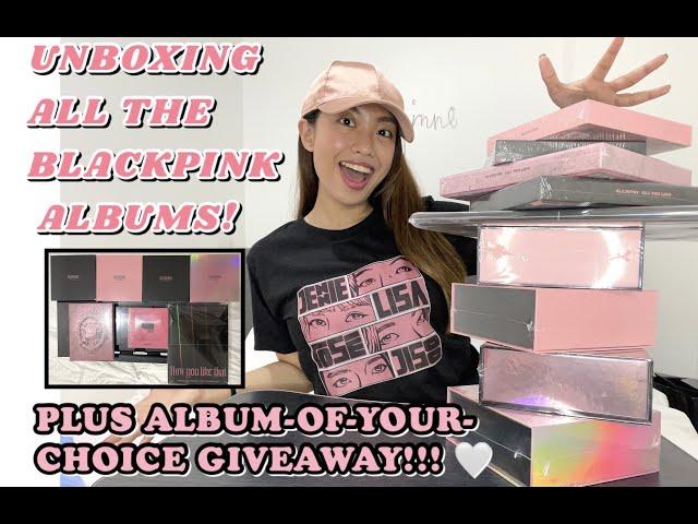 BLACKPINK Full Discography UNBOXING (all versions!!!) + ALBUM-OF-YOUR-CHOICE GIVEAWAY!  [CLOSED]