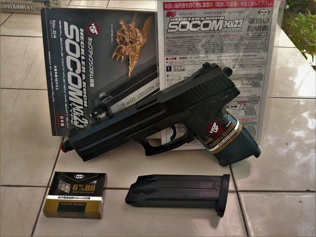 Airsoft Gun Tokyo Marui Spring HK MK23 Socom | Airsoft Indonesia