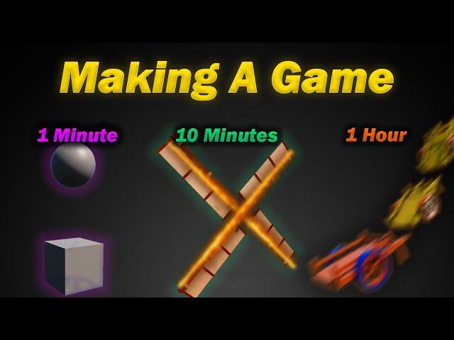 Can a Game Dev Make a Game in 1 Minute?