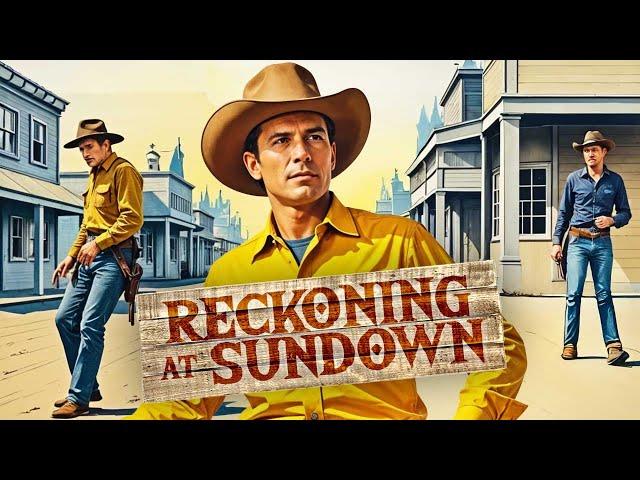 Reckoning at Sundown | Decision At Sundown | Full Western Adventure Movie | Free Movie