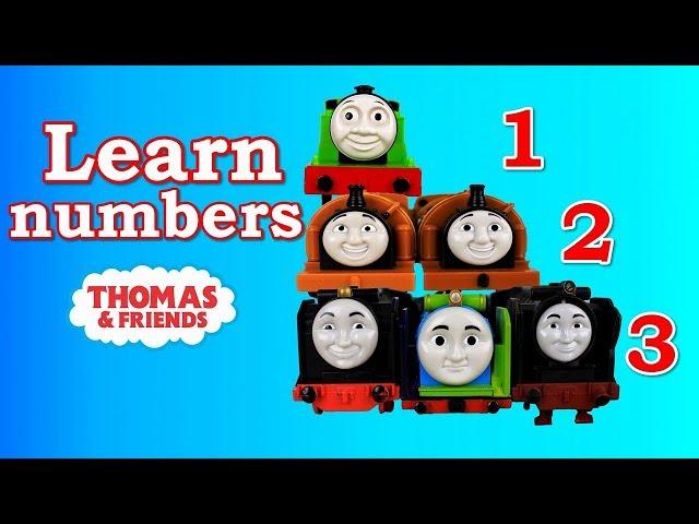 Learn to count 1 to 10 with THOMAS AND FRIENDS Learn numbers ThomasTrackmaster|Best Learning Video