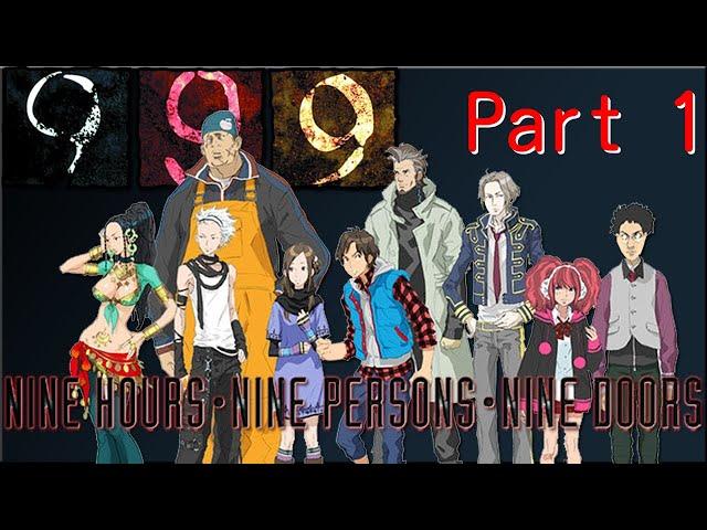 Let's Play: Zero Escape - Nine Hours, Nine Persons, Nine Doors [Part 1/2] (Longplay)