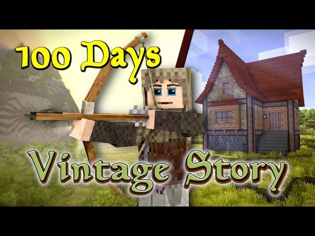 I Survived 100 Days in Minecraft's HARDEST ALTERNATIVE - Vintage Story