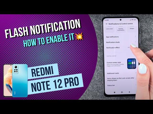 Xiaomi Redmi Note 12 Pro - How to enable LED Notification •  •  • ️ • Tutorial