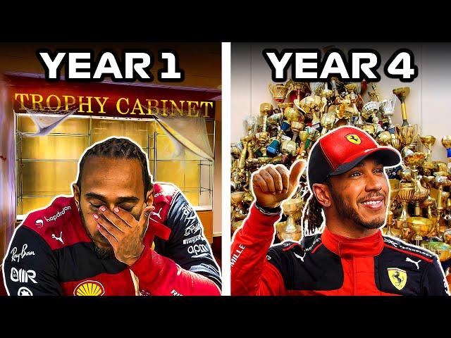 I Tested how many Trophies Lewis Hamilton can WIN with Ferrari in 4 YEARS