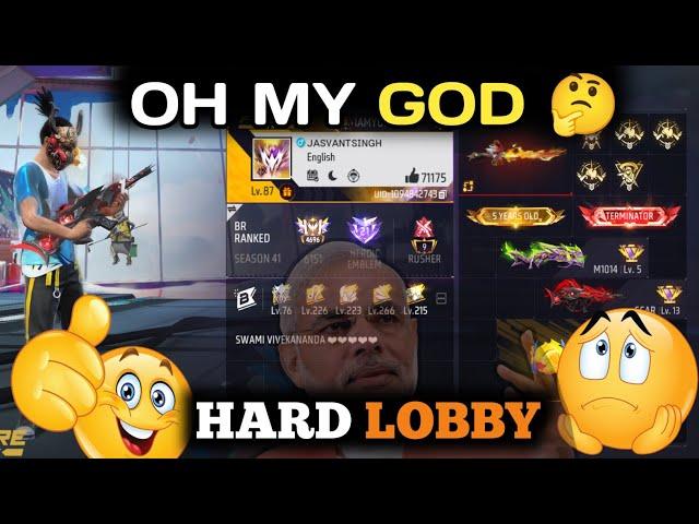 Grand Master Push Hard Lobby  Br Rank | FF India | Jas gaming