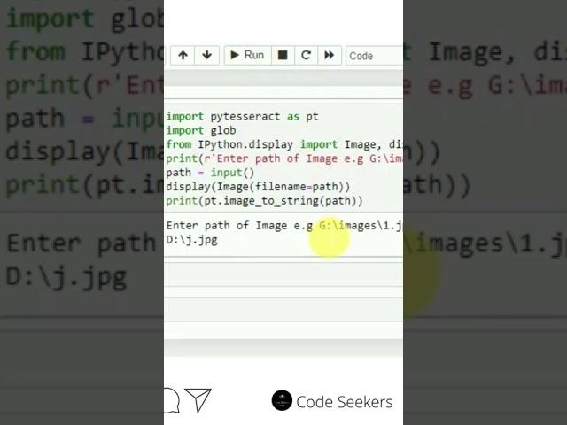 image to text in python #python #ocr #imagetotext #pythonhacks #learntech