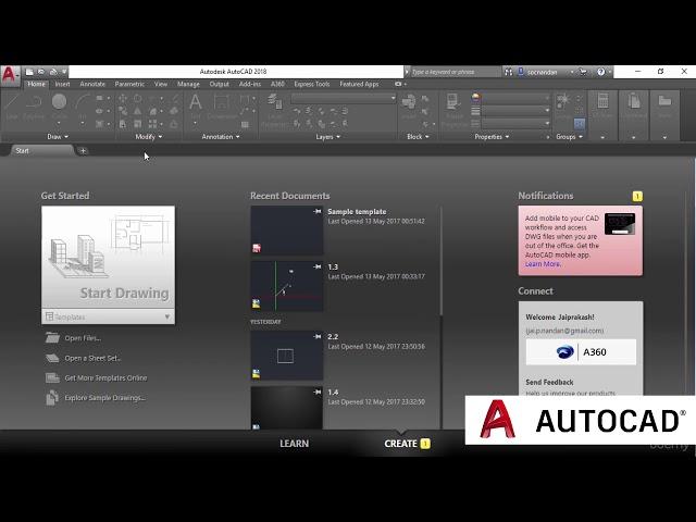 Making and using drawing templates AutoCAD 2018 Tutorial EP06