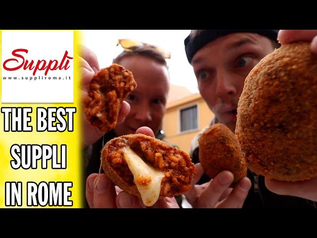 Where Is The Best Suppli In Rome? | Ep. 21 of Italy Food Reviews