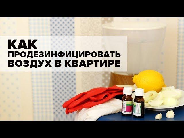 Как продезинфицировать воздух в квартире после гриппа