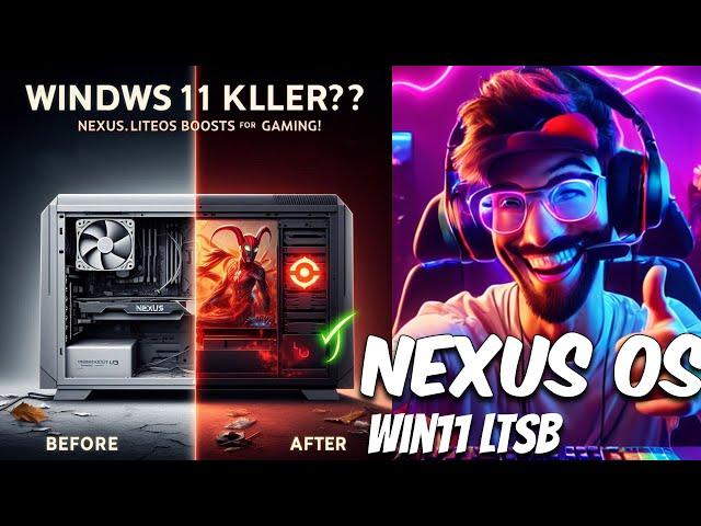 FINALLY! Smooth Gaming on Low-End PCs | Nexus.LiteOS 11.23H2 (Windows 11 Lite)