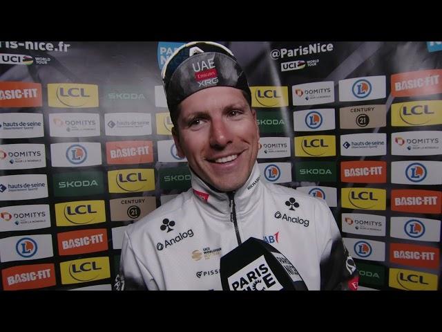 João Almeida - Interview at the finish - Stage 4 - Paris-Nice 2025