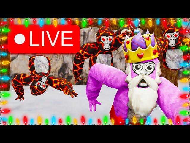 COME TAG ME IN Gorilla Tag's Christmas Update! LIVE WITH VIEWERS!