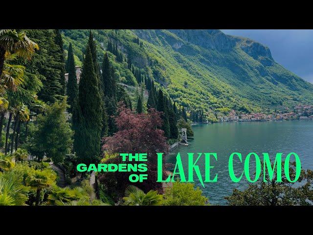 Gardens of Lake Como, Italy / Walking Tour - 4K