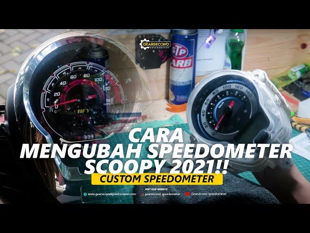 MEMODIFIKASI SPEEDOMETER HONDA SCOOPY 2021