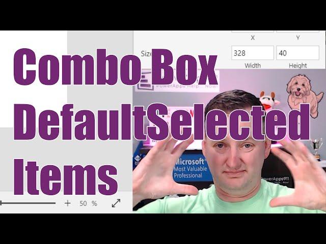Power Apps Combo Box DefaultSelectedItems