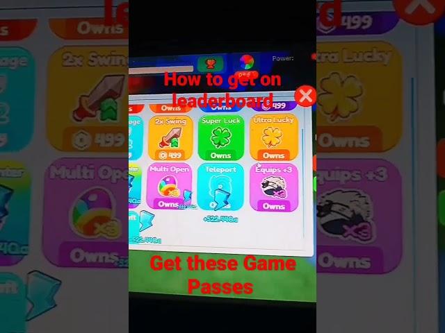 (Clicker Fighting Simulator) How to get on LEADERBOARD