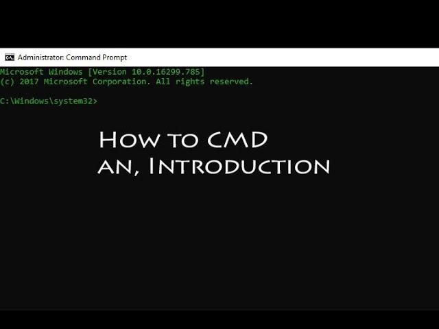 Command Prompt Basics: How to use CMD