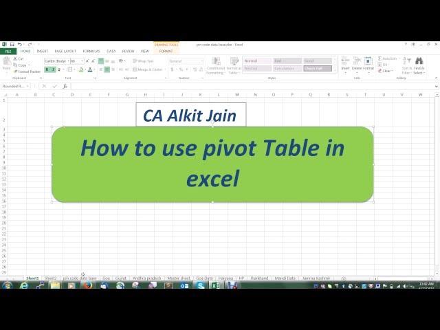 How to use Pivot Table in excel for beginners ex