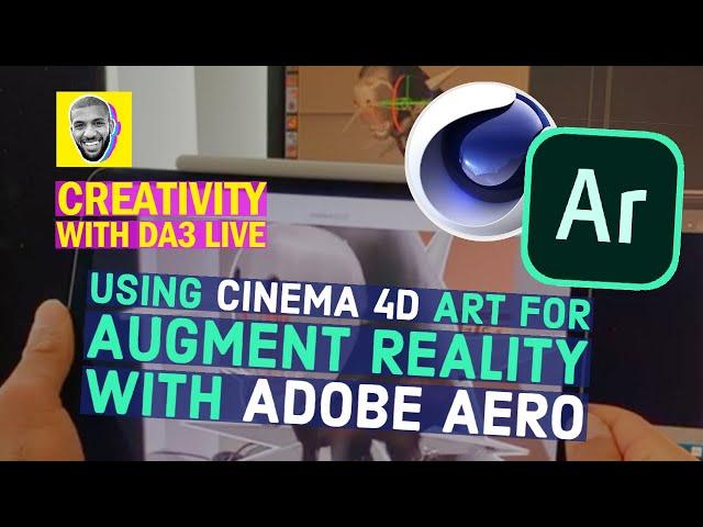 Cinema 4D Art for Augmented Reality with Adobe Aero | OFFICIAL Live Stream