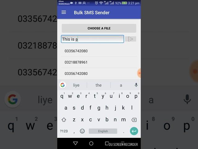 Free Bulk SMS Sender Android App Open Source