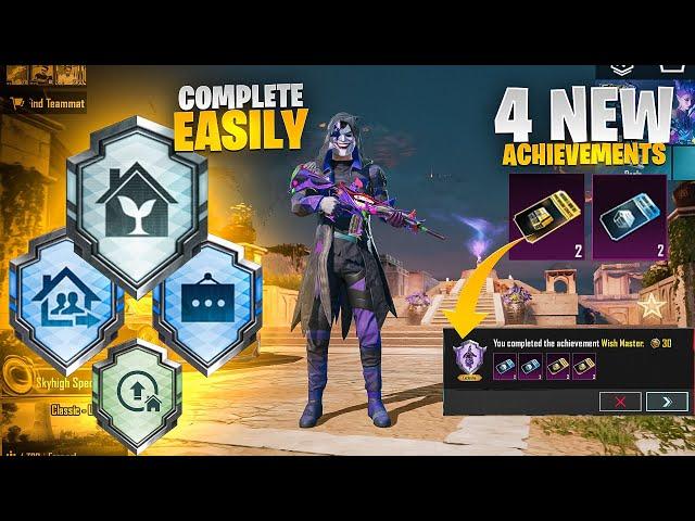 Get Free Achievement Points | How To Complete 4 New Achievement | PUBGN