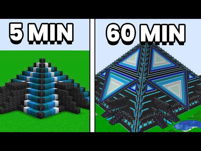 Samme Byggeri 5 Min Vs 15 Min Vs 60 Minutter!