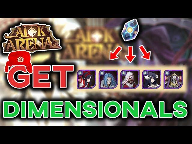 HOW TO GET OLD DIMENSIONALS as F2P. Garrisoned Mercenaries [AFK ARENA]