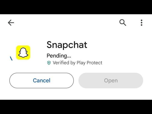 How To Fix Can't Install Snapchat From Google Play Store