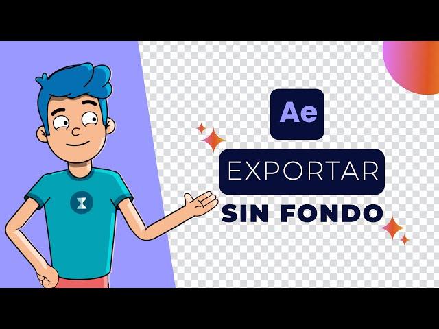 Cómo EXPORTAR con FONDO TRANSPARENTE en AFTER EFFECTS | Tutorial Rápido