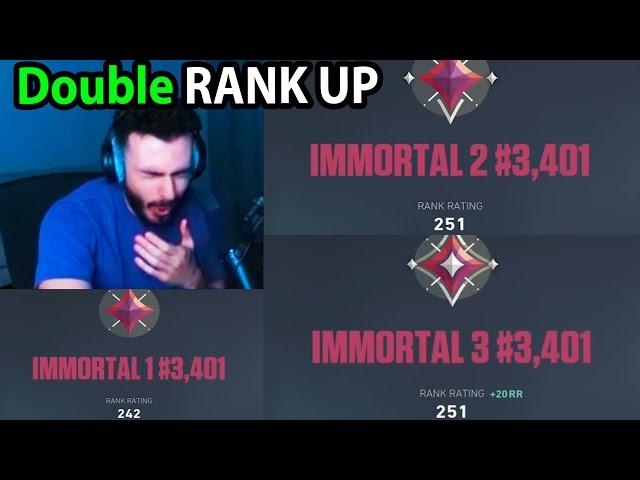 Tarik got DOUBLE Rank Up to IMMORTAL 3 in VALORANT