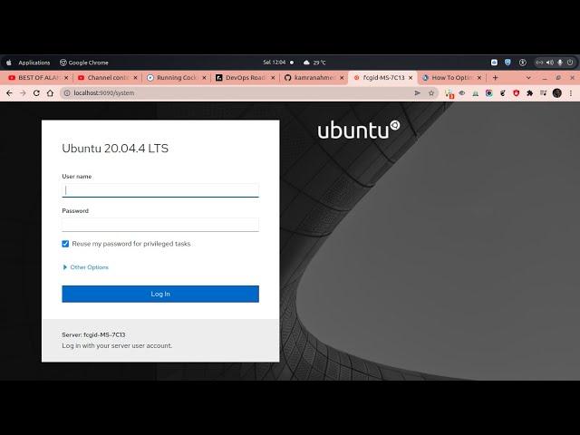 How To Install Cockpit Web Interface on Ubuntu 20.04 LTS (Focal Fossa)