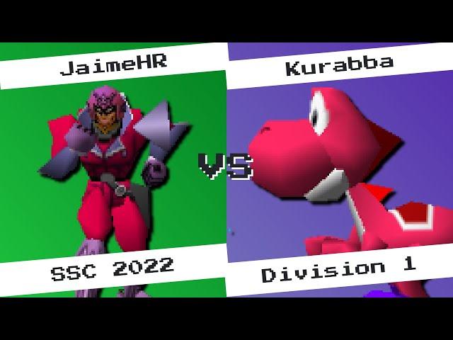 JaimeHR (Falcon) vs Kurabba (Yoshi) - SSC22 D1 - SSB64