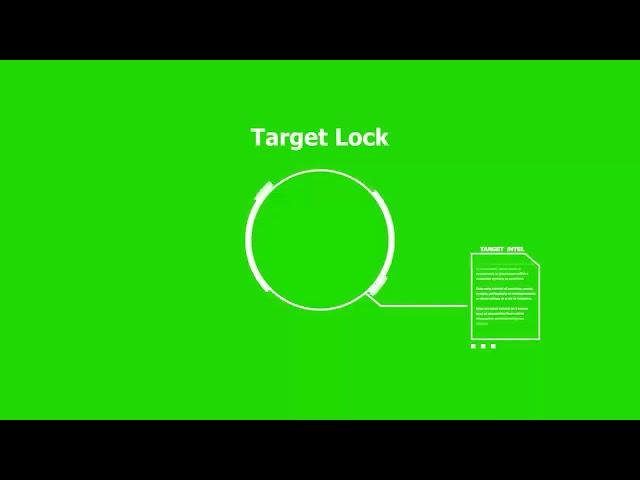 Target lock green screen