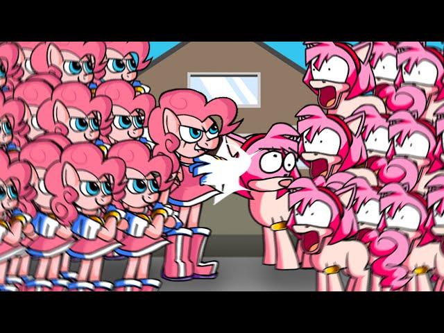 Block Head but... SWAPPED | FNF Amy vs Pinkie Pie