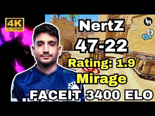 NertZ (47-22) w/maden (mirage) | FACEIT 3400 ELP | Dec 25, 2024 | CS2 POV/DEMO