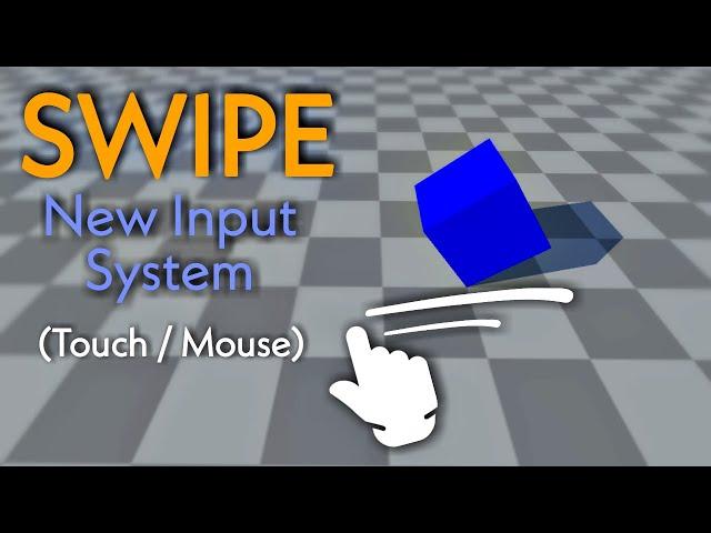 detect Swipe NEW Input system ( touch / mouse ) | how to detect swipe in unity with New Input system